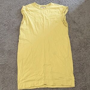 Free People Yellow Midi Dress